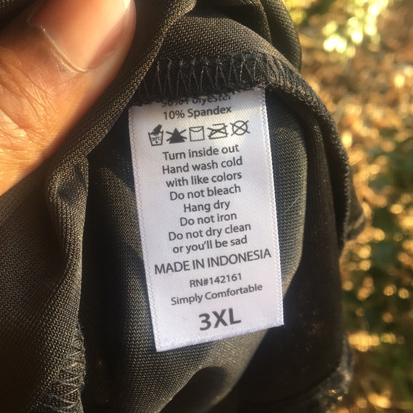 LuLaRoe Elegant Black Velvet Carly 3XL - Picture 6 of 8